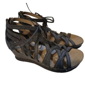 Axxiom Felicia Wedge Gladiator Sandals